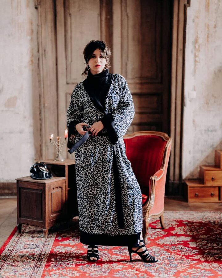 Kimono long imprimé — CR Atelier & Boutique, Mettet