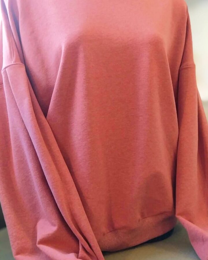 Sweat loose rose — CR Atelier & Boutique, Mettet